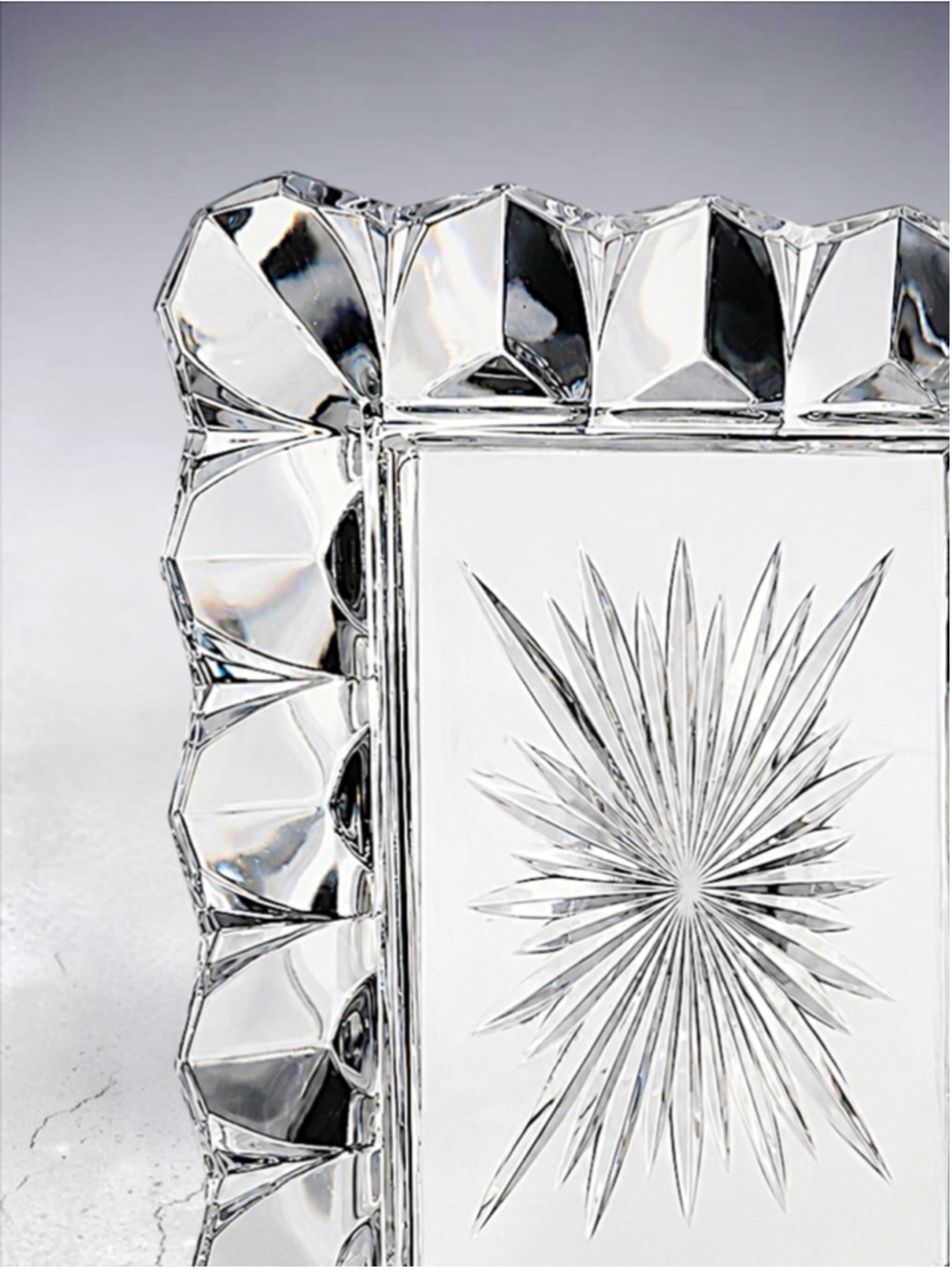 Vintage Mikasa Calliope-Blossom Lead Crystal Frame – 5x7 - Picture 4 of 6